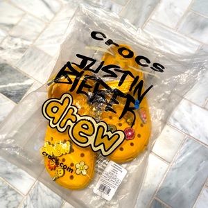 Justin Bieber's Drew House original release of Crocs collaboration! Tags on!